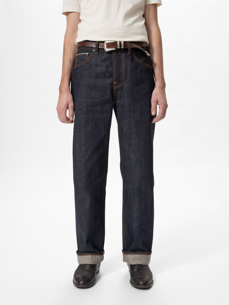 Tuff Tony Dry Selvage Men's/Women's Long Jeans – Wide Leg