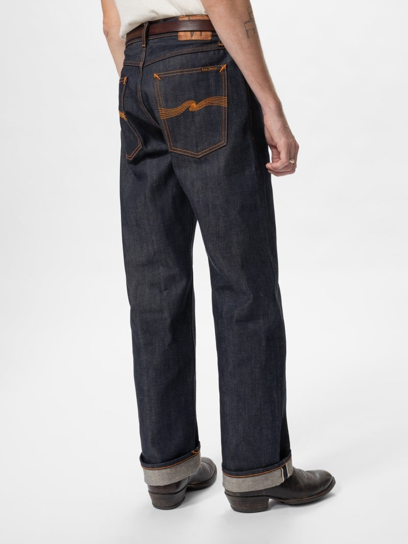 Tuff Tony Dry Selvage Men's/Women's Long Jeans – Wide Leg