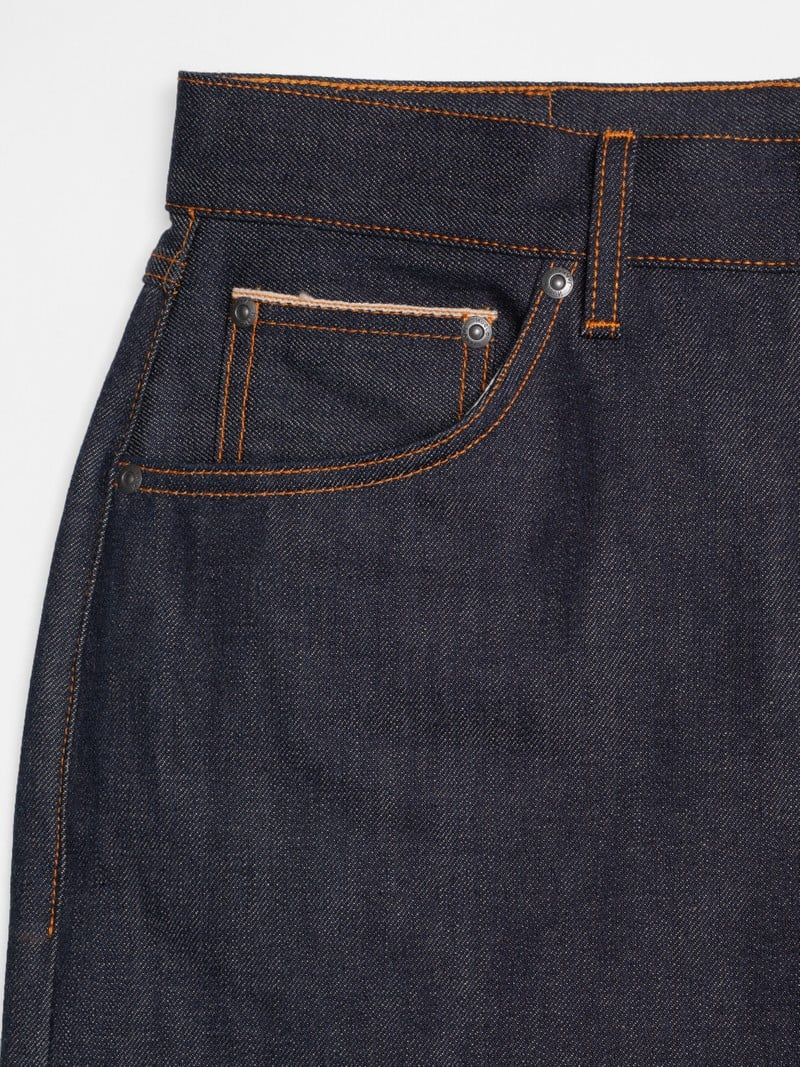 Tuff Tony Dry Selvage Men's/Women's Long Jeans – Wide Leg